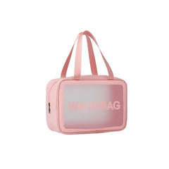 Storage Toiletry Organize Waterproof PVC Travel Cosmetic Portable Bag Transparent Zipper Makeup storage bag Case Female Wash Kit