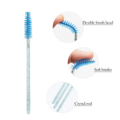 300Pcs Eyelash Applicator Lip Brush Micro Brush Lash Brush Make Up Brush For Extending Eyelashes Same Color Suit