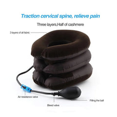 Inflatable Neck Massage Instrument Neck Traction Apparatus Device Soft Neck Cervical Collar Pillow Pain Stress ReliefNeck Brace