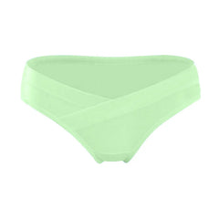 1Pcs Female Low Waist Maternity Underwear Pregnant Cotton Breathable Women U-Shaped Panties Underwear Soft Maternity Panties