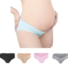 1Pcs Female Low Waist Maternity Underwear Pregnant Cotton Breathable Women U-Shaped Panties Underwear Soft Maternity Panties