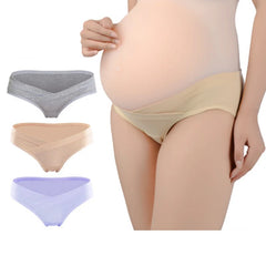 1Pcs Female Low Waist Maternity Underwear Pregnant Cotton Breathable Women U-Shaped Panties Underwear Soft Maternity Panties