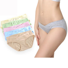 1Pcs Female Low Waist Maternity Underwear Pregnant Cotton Breathable Women U-Shaped Panties Underwear Soft Maternity Panties