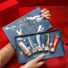 Oriental Classical Beauty Vintage Velvet Carved Lipstick Matte Pigmented Waterproof Lasting Lip Makeup Silky Touch Cosmetics