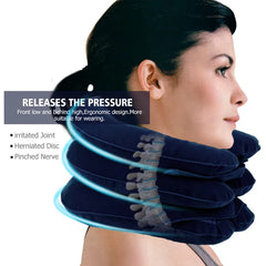 Inflatable Neck Massage Instrument Neck Traction Apparatus Device Soft Neck Cervical Collar Pillow Pain Stress ReliefNeck Brace