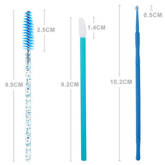 300Pcs Eyelash Applicator Lip Brush Micro Brush Lash Brush Make Up Brush For Extending Eyelashes Same Color Suit