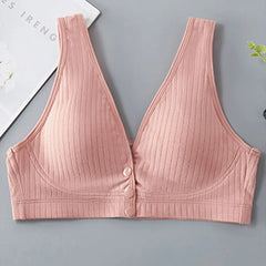 Cotton Maternity Nursing Bras Pregnant Breastfeeding front Button Thin Breatable Pregnancy Women Underwear Breast Feeding Bra