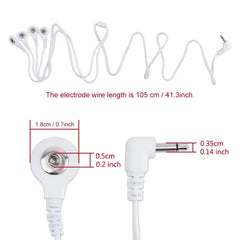 3.5mm Electrode TENS Cable for TENS Machine Digital Therapy Machine Body Massager Massage Device Health Care Relaxation