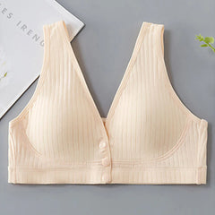 Cotton Maternity Nursing Bras Pregnant Breastfeeding front Button Thin Breatable Pregnancy Women Underwear Breast Feeding Bra