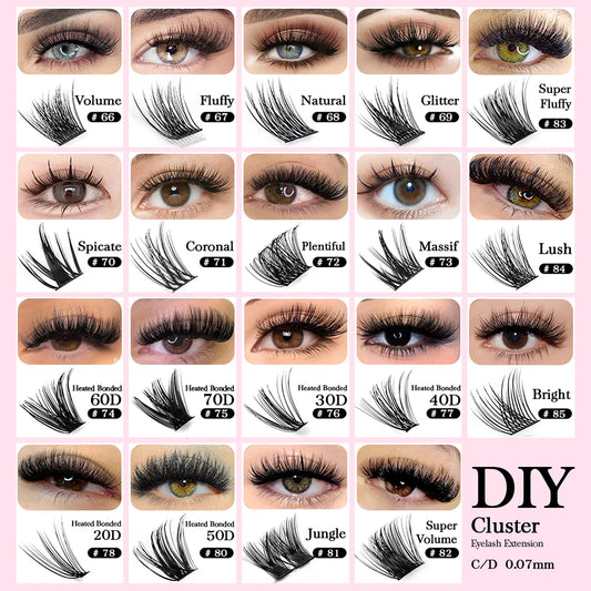 False Eyelashes Natural Soft