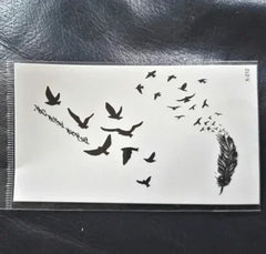 Waterproof Temporary Tattoo Sticker mandala henna bird feather whale body art tatto flash tatoo fake tattoos for girl women men