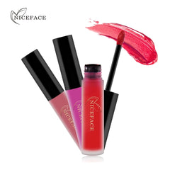 NICEFACE Nude Liquid Lipsticks Waterproof Velvet Matte Lip Gloss Long Lasting Non-stick Cup Lip Tint Makeup Pigment Cosmetics