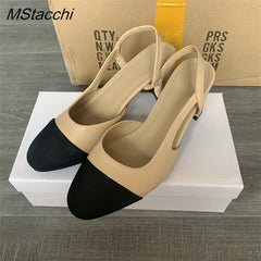 All-match Flat Shoes Women Sandals Non-Slip Soft Leisure Shoes Mixed Colors Comfort Low Heel Femme Thick Bottom Designer Shoes