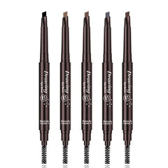 Double Ended Eyebrow Pencil Waterproof Long Lasting Eyebrow Enhancers Eye Makeup Cosmetic Tools with Brush Brow Extension Pencil