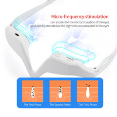 3D Micro-Current Pulse Eye Massager Red Light Therapy Eye Care Instrument Relieves Dark Circles Remove Anti-Ageing Eye Wrinkle