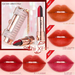 5 in 1 Oriental Classical Beauty Concentric Lock Lipstick Matte Pigmented Waterproof Makeup Silky Touch Charming Cosmetic