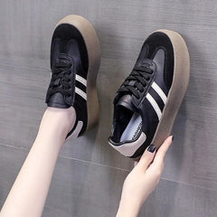 Ladies Spring Autumn New Fashion Casual Shoes Outdoor Lace Up Sneakers for Women Female Comfortable Versatile Sport Shoes