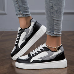 Women's Sneaker Metal Color Casual Vulcanized Sport Shoes Fashion White Shoe for Woman Flats Shoes Summer Breathable shoes Women