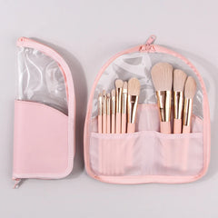 1Pcs Makeup Brush Case Makeup Brush Holder Travel Waterproof Cosmetic Bag Stand-up Foldable Makeup Cup With Zipper