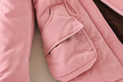 2023 New Autumn Winter Women Cotton Jacket Padded Casual Slim Coat Emboridery Hooded Parkas Wadded Warm Overcoat