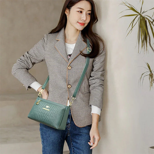 Luxury Designer Ladies Handbags High Quality Leather Shoulder Bags for Women 2023 Female Crossbody Bag Purses and Handbags Sac