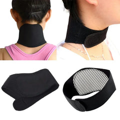 1Pc Tourmaline Belt Neck Guard Magnetic Self-heating Therapy Neck Support Collar Neck Wrap Pain Relief Heat Neck Brace Support