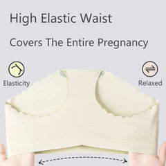 2024 Low-waisted V-Shaped Women's Panties Cotton Maternity Pregnant Underwear Seamless Pregnancy Underwear Pregnancy Briefs