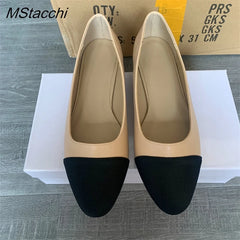 All-match Flat Shoes Women Sandals Non-Slip Soft Leisure Shoes Mixed Colors Comfort Low Heel Femme Thick Bottom Designer Shoes