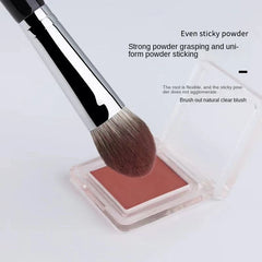 Peach Heart Blusher Brush Powder Blush Cream Liquid Blush Makeup Brushes Flat Small Precise Blush Brush Makeup Tools