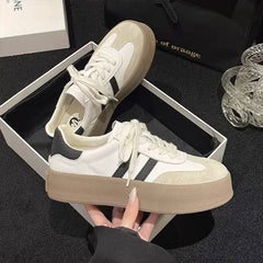 Ladies Spring Autumn New Fashion Casual Shoes Outdoor Lace Up Sneakers for Women Female Comfortable Versatile Sport Shoes