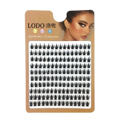 1 Box/150 Bunches Mink Eyelashes 3D Natural Russian Individual Eyelash extension Eyelash cluster Makeup Tool Lashes wholesale