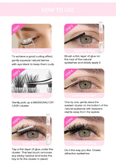 False Eyelashes Natural Soft