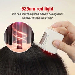 Electric Scalp Massager Head Massage Hair Regrowth Brush Red Light Therapy Hair Scalp Treatments Machine Oil Serum Comb Gua Sha