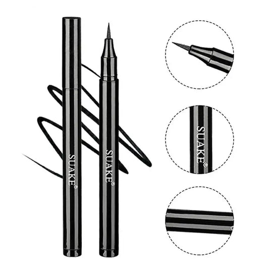 Black Waterproof Quick Eyeliner Liquid Long Lasting Anti-oil Eye Liner Pencil Natural Makeup Cosmetic Beauty Eyepen