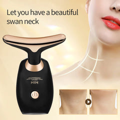 Electric Neck Massager Neck Beauty Instrument Neckline Removing Instrument Sonic Vibration Beauty Device Lifting and Firming Fac