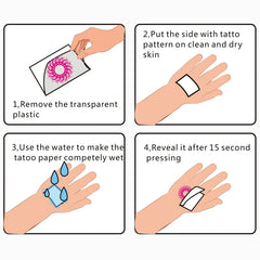 Anime Temporary Tattoos Cartoon Nezuko Tanjirou Tatto Arm Body Art Tatoo Waterproof Fake Tattoo Sticker for Adult Women Men Kid