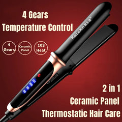 2in1 Professional Flat Iron Hair Straightener