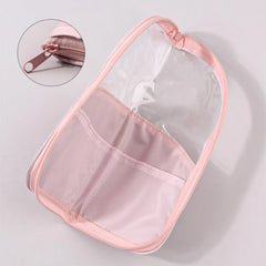 1Pcs Makeup Brush Case Makeup Brush Holder Travel Waterproof Cosmetic Bag Stand-up Foldable Makeup Cup With Zipper