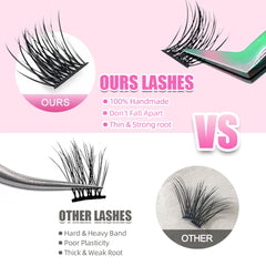 False Eyelashes Natural Soft