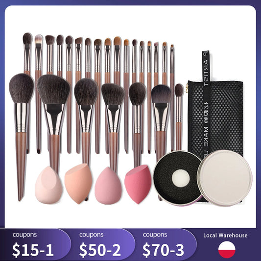 OVW Natural Makeup Brushes Set Eyeshadow Make Up Brush Goat Hair Kit for Makeup nabor kistey Blending  pinceaux maquillage