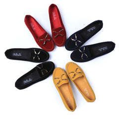 2022 Fashion Casual Lofers Women's Flat Shoes Ladies Elegant Butterfly-Knot Comfortable Shoes Women Soft Classic Office Shoes