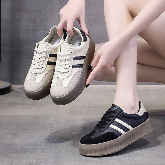 Ladies Spring Autumn New Fashion Casual Shoes Outdoor Lace Up Sneakers for Women Female Comfortable Versatile Sport Shoes