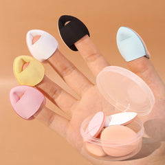 Mini Powder Puff Makeup Sponge Face Concealer Foundation Make-up Air Cushion Makeup Sponge Finger Powder Puff Detail Makeup Tool