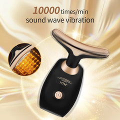 Electric Neck Massager Neck Beauty Instrument Neckline Removing Instrument Sonic Vibration Beauty Device Lifting and Firming Fac