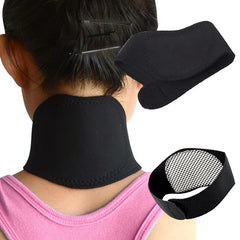 1Pc Tourmaline Belt Neck Guard Magnetic Self-heating Therapy Neck Support Collar Neck Wrap Pain Relief Heat Neck Brace Support