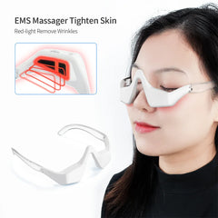 3D Micro-Current Pulse Eye Massager Red Light Therapy Eye Care Instrument Relieves Dark Circles Remove Anti-Ageing Eye Wrinkle